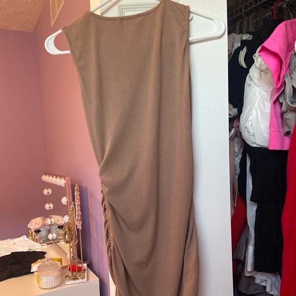 SHEIN Ruched Drawstring Bodycon Mini Dress - Picture 6 of 9